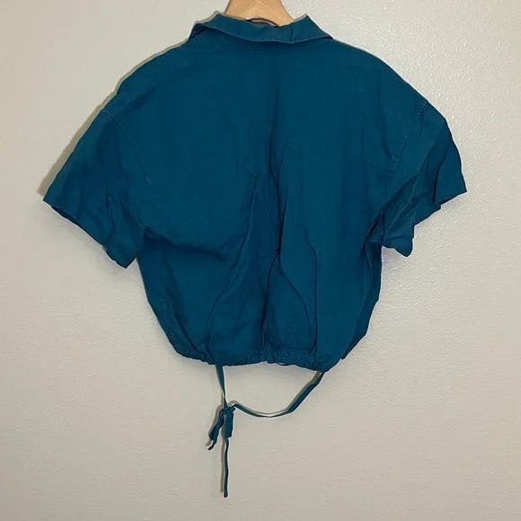 Athleta Teal Short Sleeve Shirt - Picture 7 of 12